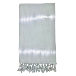 gray tie dye towel
