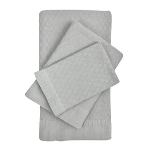 gray towel three pack