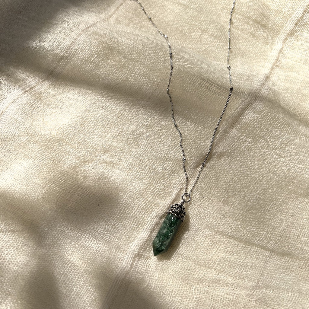 Green Aventurine Gummy Bear Crystal Necklace – Shop Spiritual and Paid