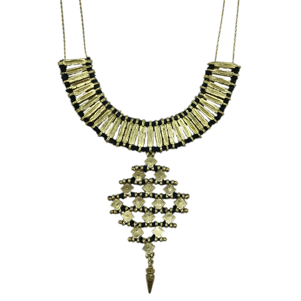 Gold Statement Fair Trade Necklace