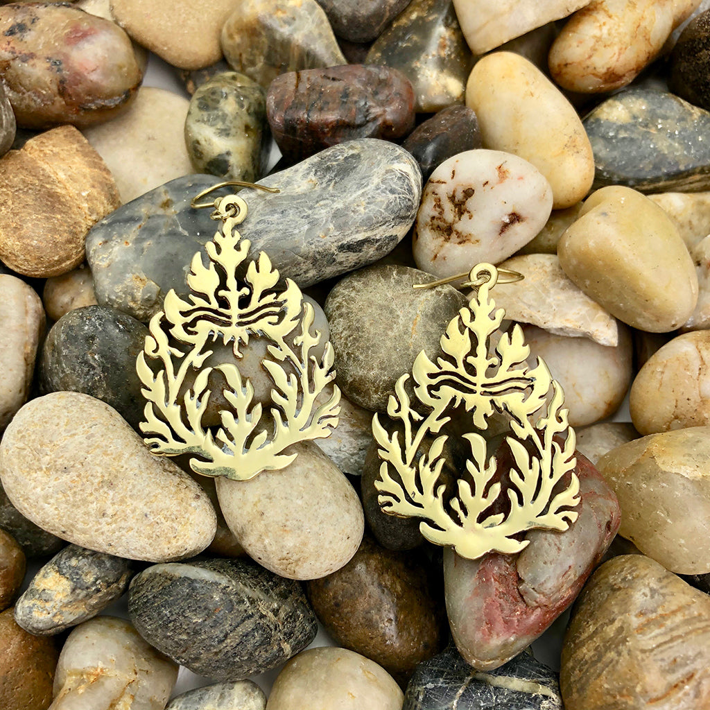 Khmer temple earrings