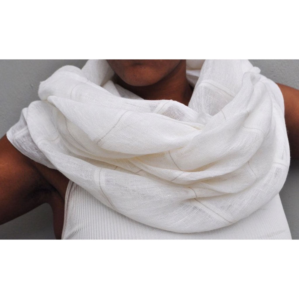 linen wrap scarf
