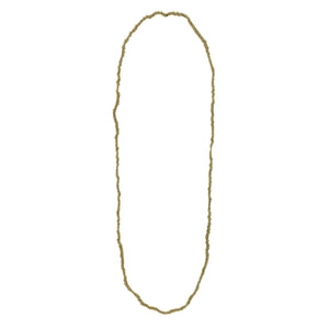 beaded gold chain necklace