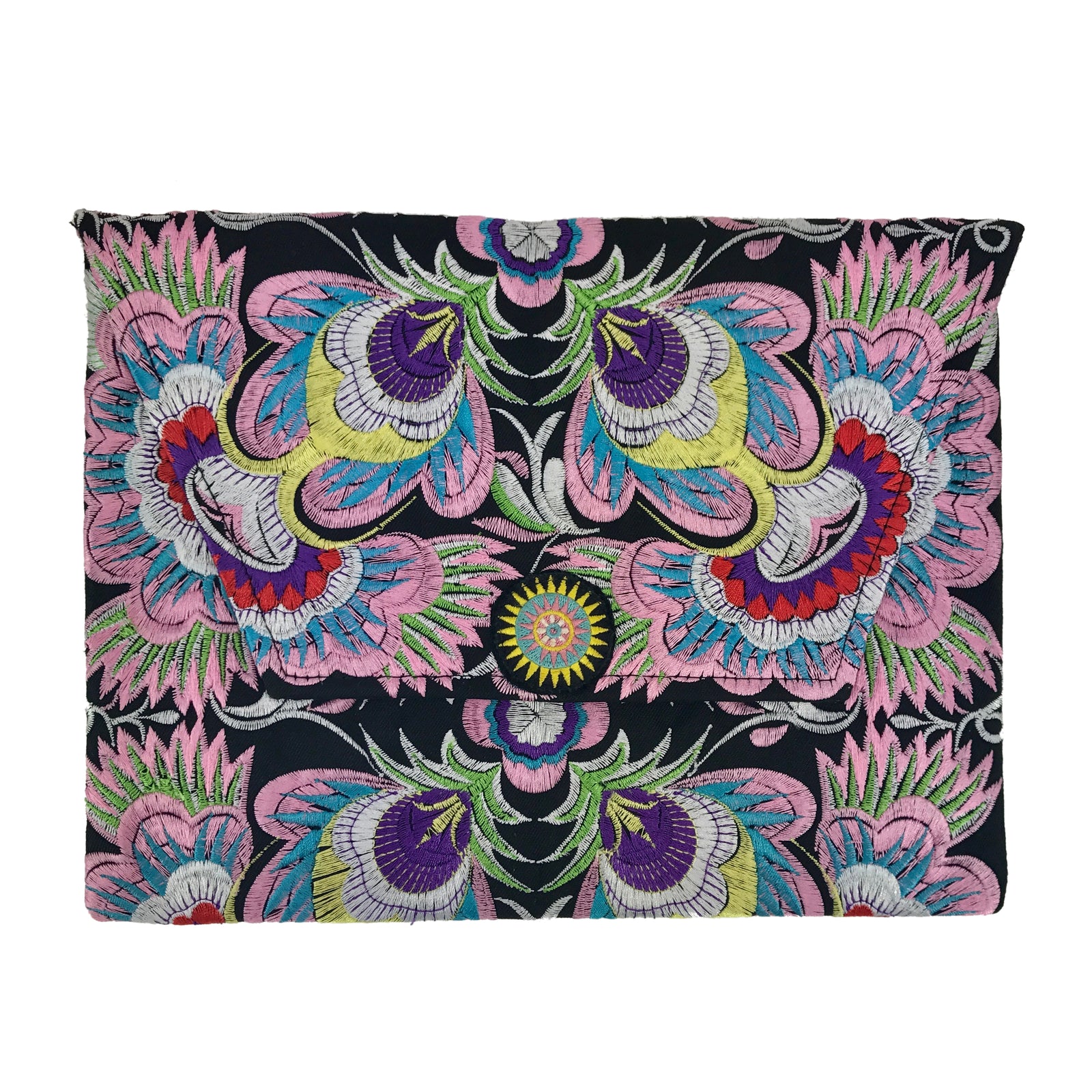Thailand Flower Clutch Bag