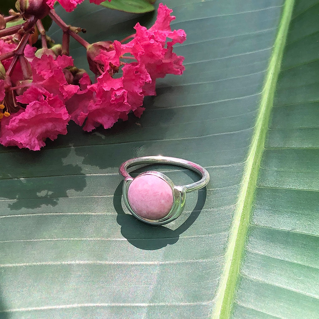 pink moon fair trade ring
