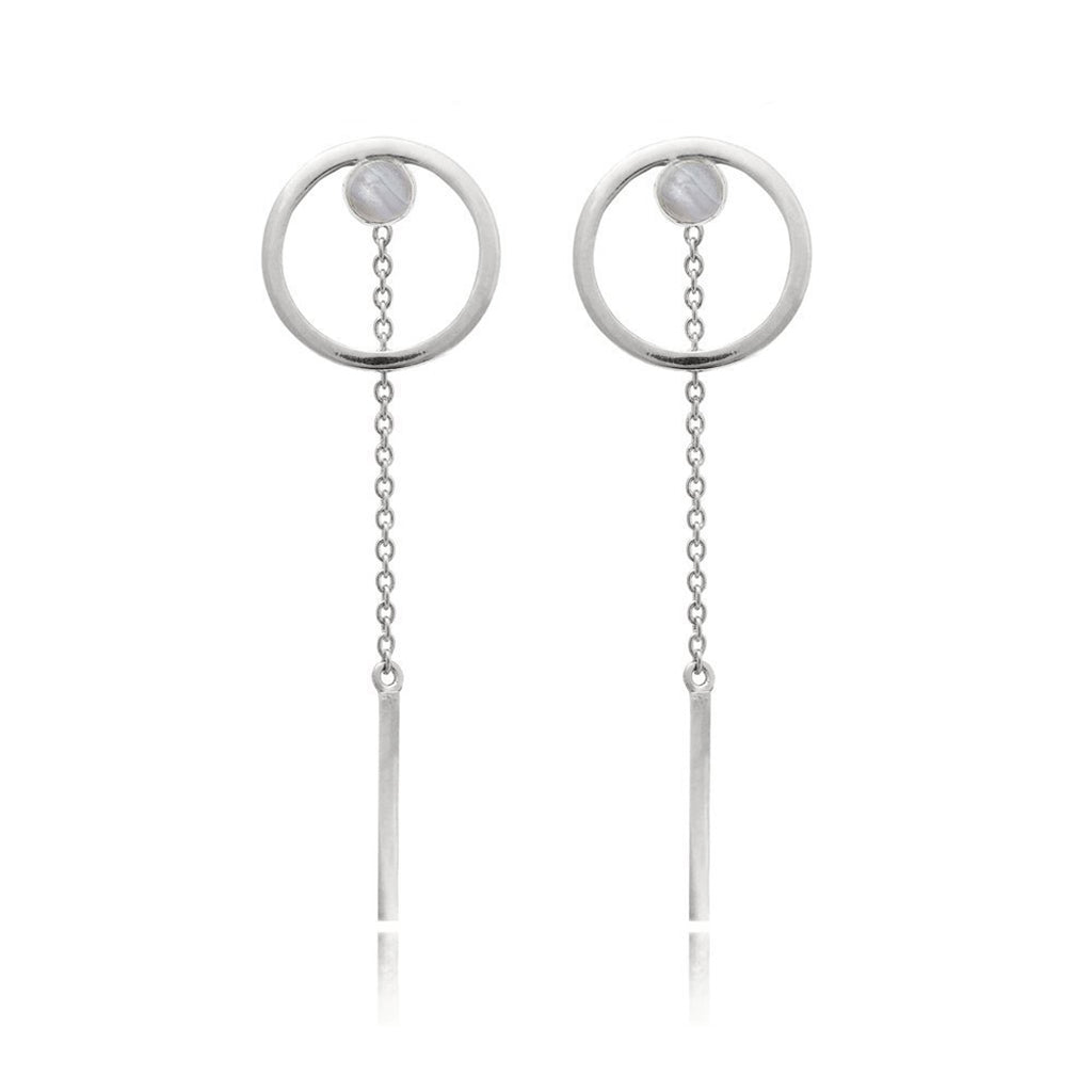 Slate + Salt silver Fair trade earrings