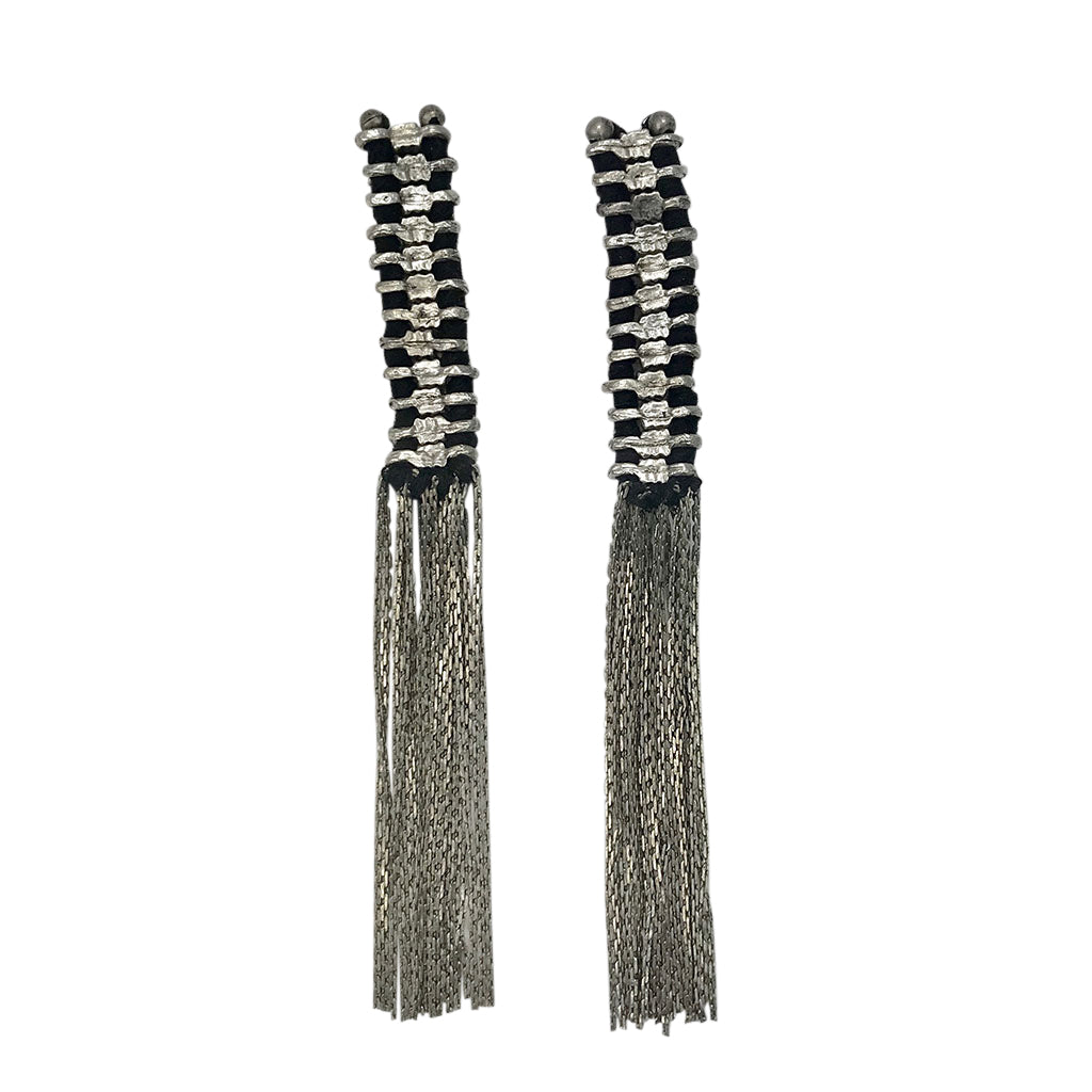 Silver Tassel earrings