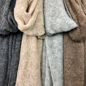 fluffy alpaca scarves