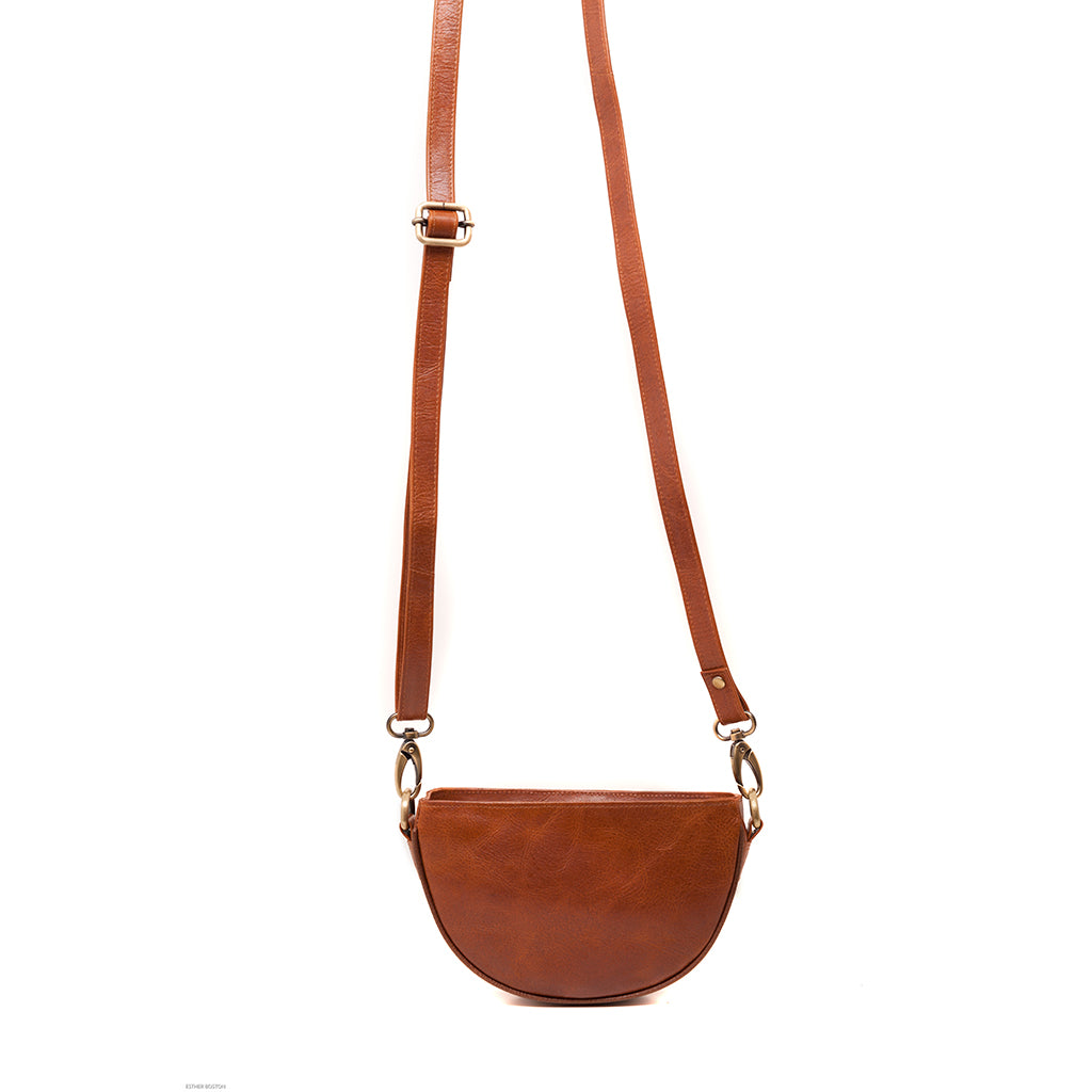 Brown Leather Crossbody Bag