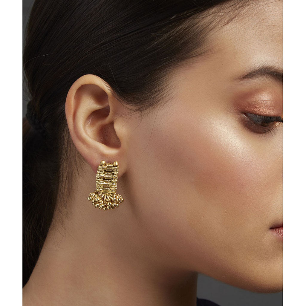 Gold Statement Earrings