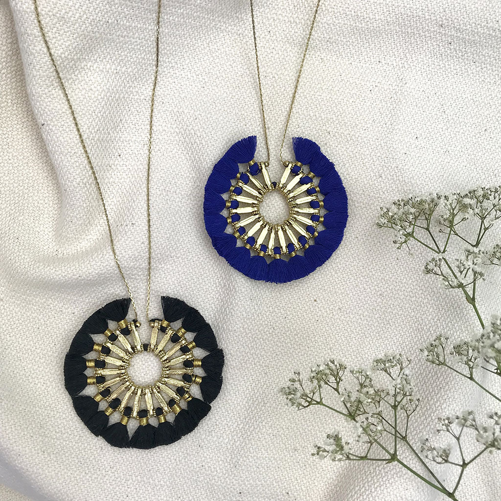 Circle Tassel Necklaces