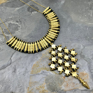Statement Gold Long Indian Necklace