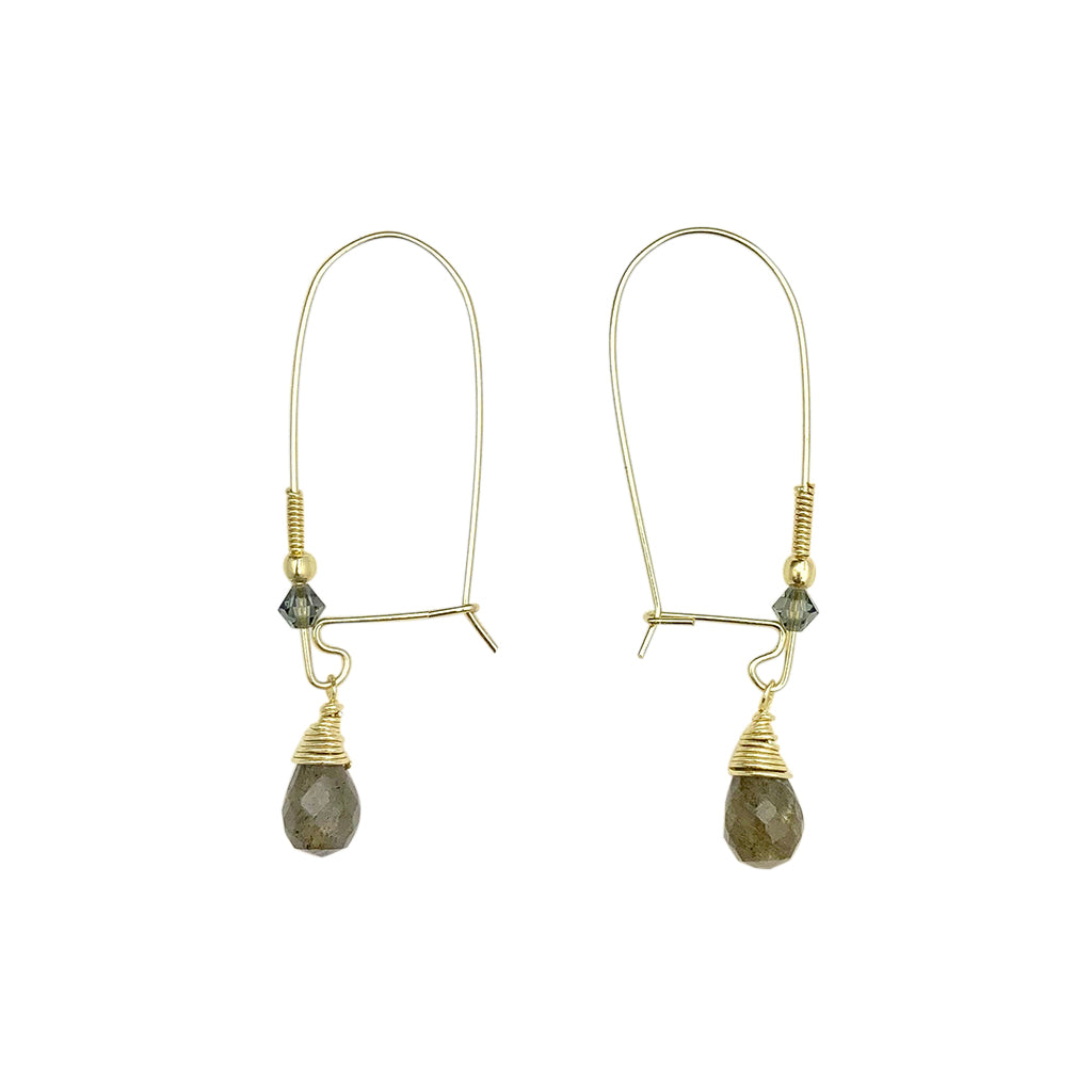 stone fair trade earrings