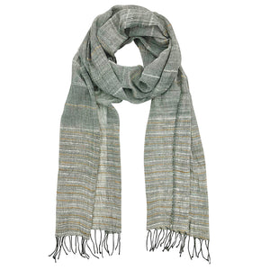 fair trade scarf gray