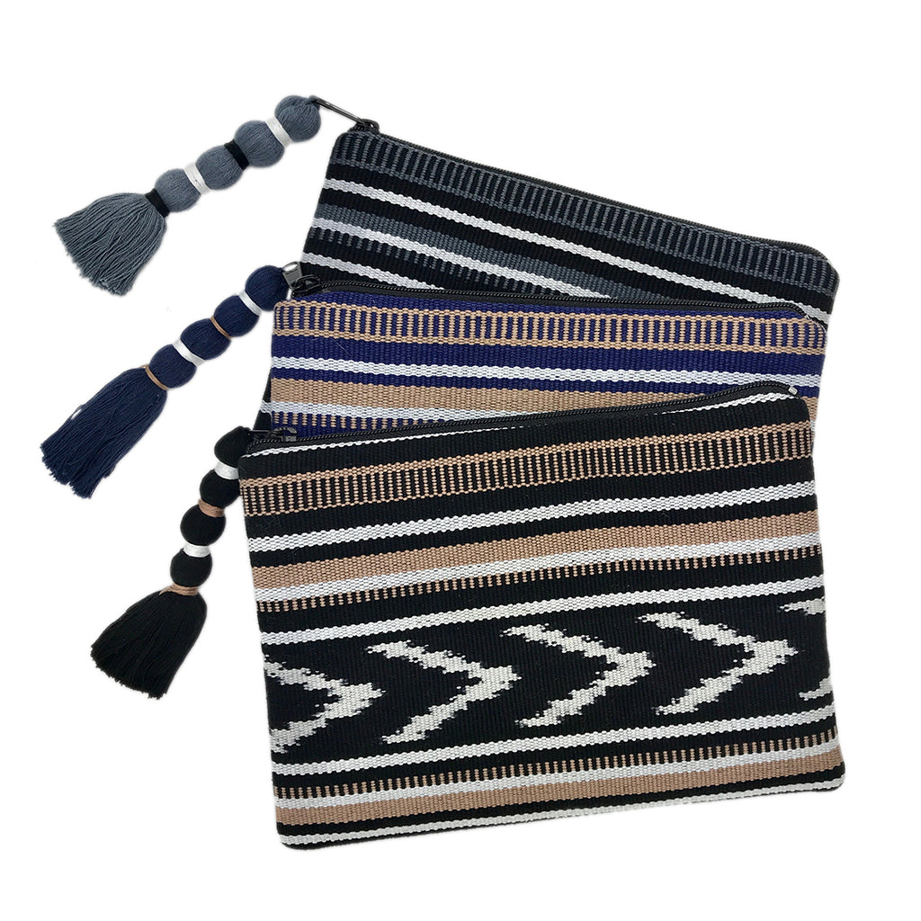 Ikat Backstrap Clutch Bags