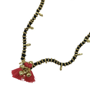 Handmade tassel necklace