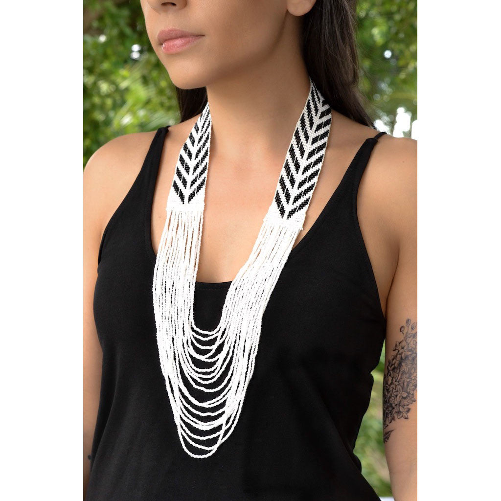 Sidai Warrior chevron necklace